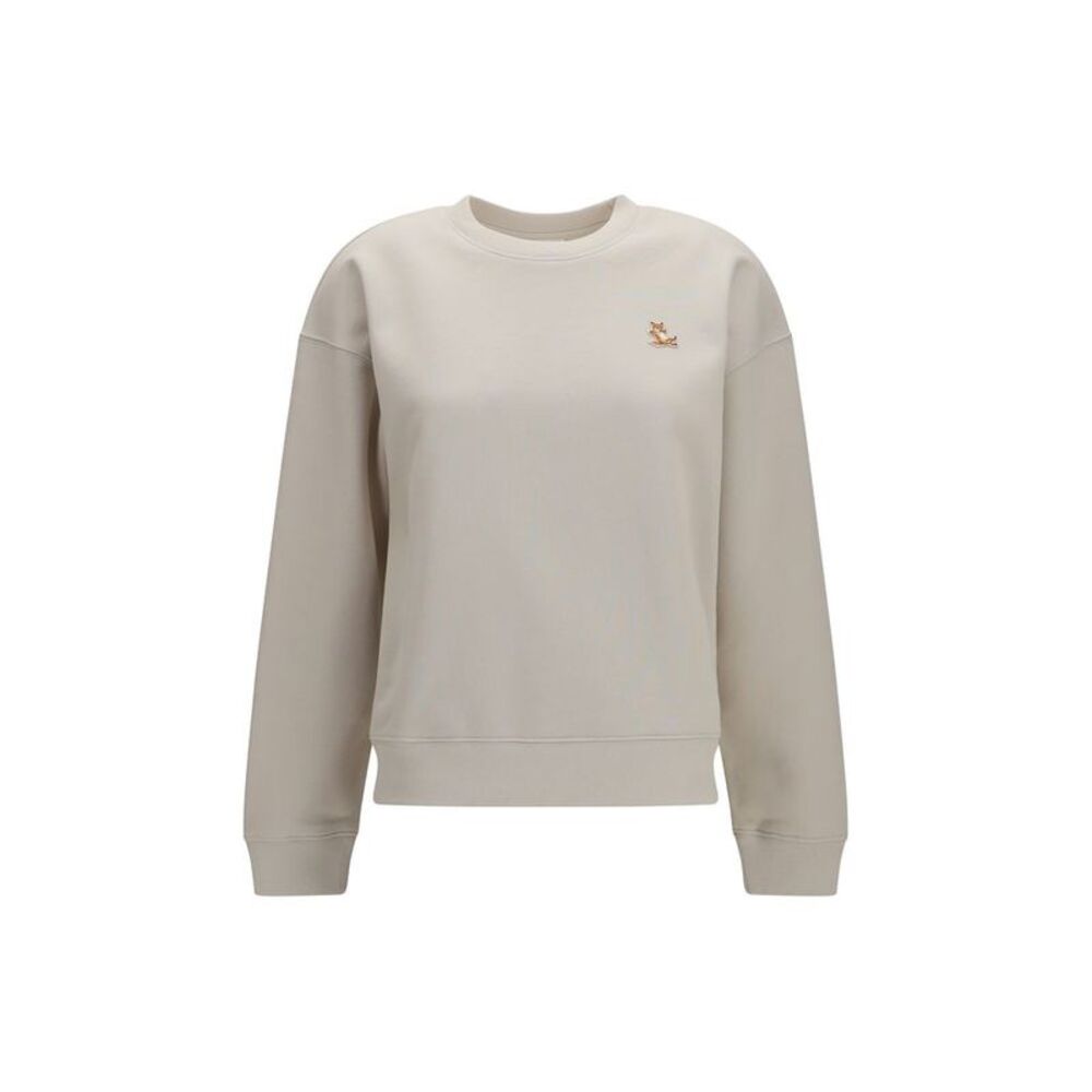 Maison Kitsuné Beige Cotton Women's Sweatshirt